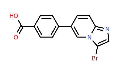 2566672-50-0 | 4-(3-Bromoimidazo[1,2-a]pyridin-6-yl)benzoic acid