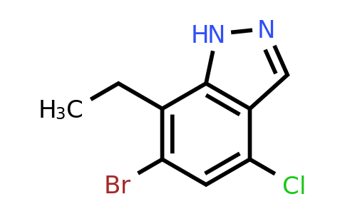 2569481-54-3 | 6-Bromo-4-chloro-7-ethyl-1H-indazole