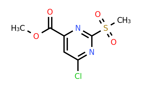 25742-28-3 | Methyl 6-chloro-2-(methylsulfonyl)pyrimidine-4-carboxylate