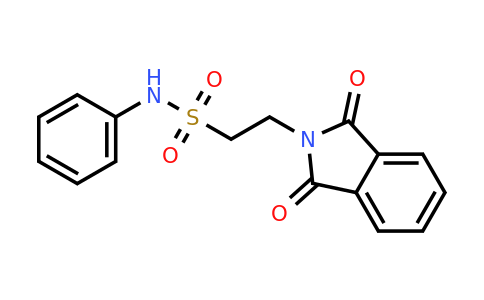 25840-58-8 | 2-(1,3-Dioxoisoindolin-2-yl)-N-phenylethane-1-sulfonamide