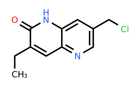 2589531-78-0 | 7-(Chloromethyl)-3-ethyl-1,5-naphthyridin-2(1H)-one