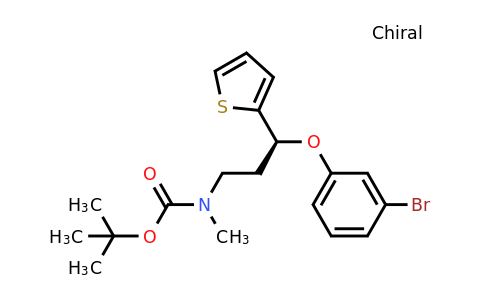 2593289-73-5 | (S)-tert-Butyl (3-(3-bromophenoxy)-3-(thiophen-2-yl)propyl)(methyl)carbamate