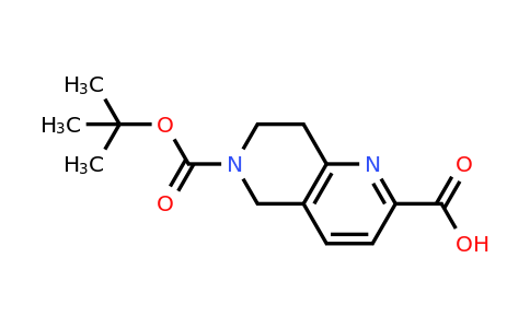 259809-49-9 | 6-(tert-Butoxycarbonyl)-5,6,7,8-tetrahydro-1,6-naphthyridine-2-carboxylic acid