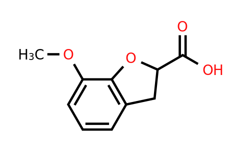 26018-52-0 | 7-Methoxy-2,3-dihydro-1-benzofuran-2-carboxylic acid