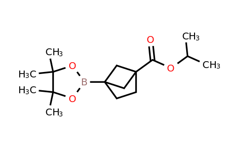 2609867-50-5 | Isopropyl 4-(4,4,5,5-tetramethyl-1,3,2-dioxaborolan-2-yl)bicyclo[2.1.1]hexane-1-carboxylate
