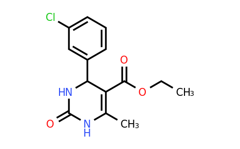 261356-82-5 | Ethyl 4-(3-chlorophenyl)-6-methyl-2-oxo-1,2,3,4-tetrahydropyrimidine-5-carboxylate