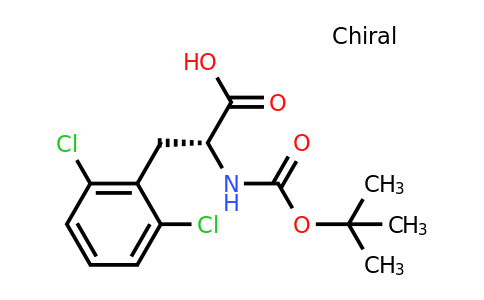 261380-30-7 | (R)-2-((tert-Butoxycarbonyl)amino)-3-(2,6-dichlorophenyl)propanoic acid