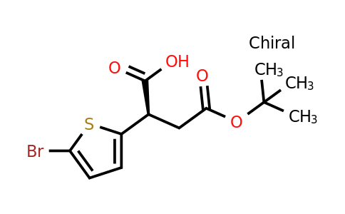 2615912-72-4 | (R)-2-(5-bromothiophen-2-yl)-4-(tert-butoxy)-4-oxobutanoic acid