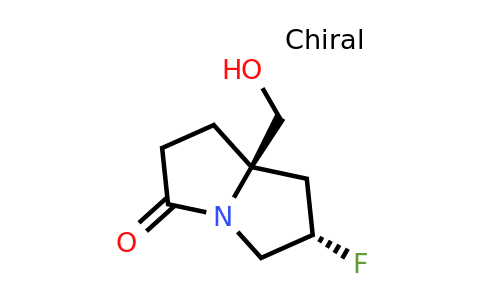 2621938-56-3 | rel-(6S,8R)-6-fluoro-8-(hydroxymethyl)-2,5,6,7-tetrahydro-1H-pyrrolizin-3-one