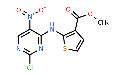 2622273-33-8 | Methyl 2-((2-chloro-5-nitropyrimidin-4-yl)amino)thiophene-3-carboxylate