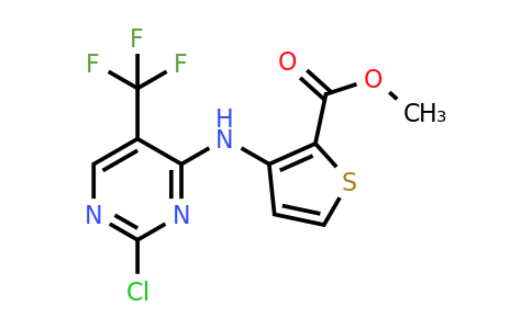 2622273-70-3 | Methyl 3-((2-chloro-5-(trifluoromethyl)pyrimidin-4-yl)amino)thiophene-2-carboxylate