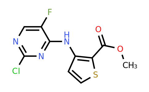 2622273-72-5 | Methyl 3-((2-chloro-5-fluoropyrimidin-4-yl)amino)thiophene-2-carboxylate
