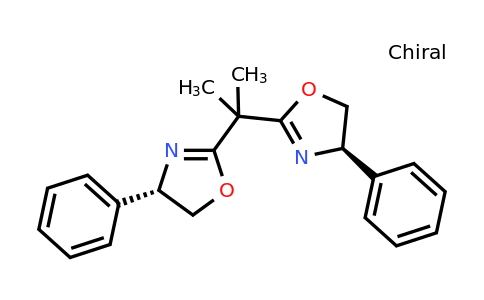 262439-02-1 | rel-(4R,4′S)-2,2′-(1-Methylethylidene)bis[4,5-dihydro-4-phenyloxazole]