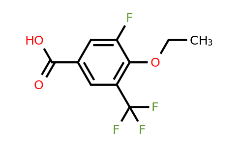 4-Ethoxy-3-fluoro-5-(trifluoromethyl)benzoic acid