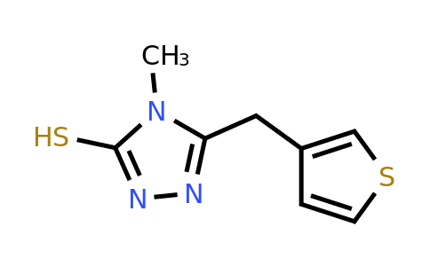 262610-50-4 | 4-Methyl-5-(thiophen-3-ylmethyl)-4H-1,2,4-triazole-3-thiol