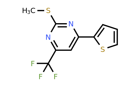 2627-53-4 | 2-(Methylthio)-4-(thiophen-2-yl)-6-(trifluoromethyl)pyrimidine