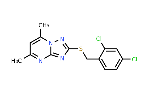 262858-57-1 | 2-{[(2,4-dichlorophenyl)methyl]sulfanyl}-5,7-dimethyl-[1,2,4]triazolo[1,5-a]pyrimidine