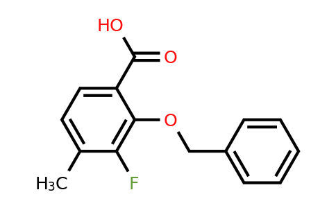 2635937-35-6 | 2-(Benzyloxy)-3-fluoro-4-methylbenzoic acid