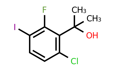 2-(6-Chloro-2-fluoro-3-iodophenyl)propan-2-ol