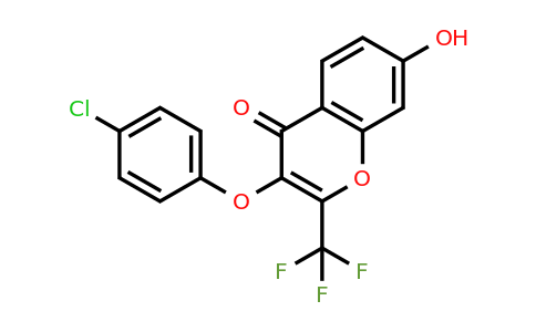263744-91-8 | 3-(4-Chlorophenoxy)-7-hydroxy-2-(trifluoromethyl)-4h-chromen-4-one
