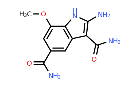 2-Amino-7-methoxy-1H-indole-3,5-dicarboxamide