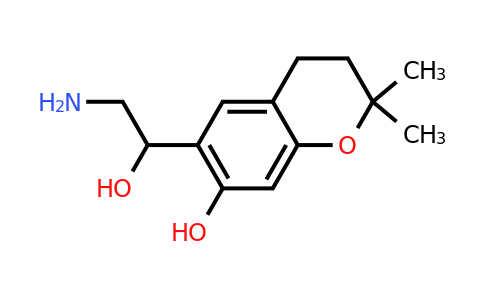 2640655-28-1 | 6-(2-Amino-1-hydroxyethyl)-2,2-dimethylchroman-7-ol