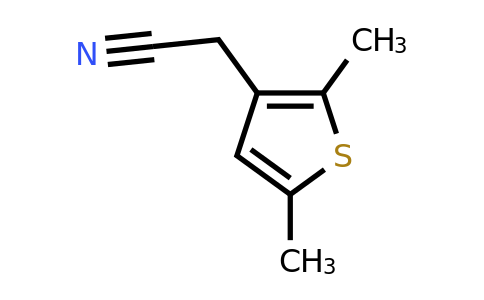 26431-97-0 | 2-(2,5-Dimethylthiophen-3-yl)acetonitrile