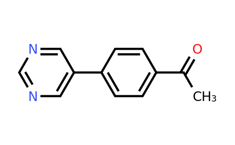 265107-25-3 | 1-(4-(Pyrimidin-5-yl)phenyl)ethan-1-one