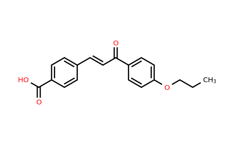 (E)-4-(3-Oxo-3-(4-propoxyphenyl)prop-1-en-1-yl)benzoic acid