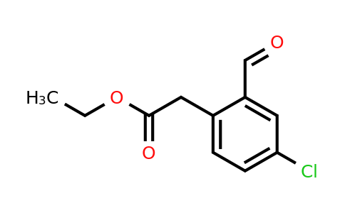 2654052-33-0 | Ethyl 2-(4-chloro-2-formylphenyl)acetate