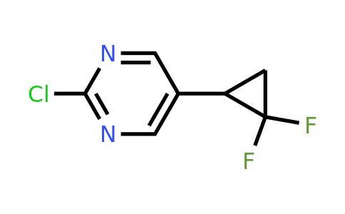 2654054-58-5 | 2-Chloro-5-(2,2-difluorocyclopropyl)pyrimidine