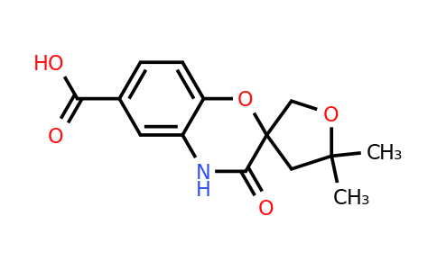 2658493-90-2 | 5',5'-Dimethyl-3-oxo-3,4,4',5'-tetrahydro-2'H-spiro[benzo[b][1,4]oxazine-2,3'-furan]-6-carboxylic acid