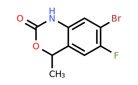 2658494-15-4 | 7-Bromo-6-fluoro-4-methyl-1H-benzo[d][1,3]oxazin-2(4H)-one