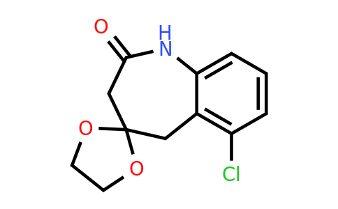 2677030-98-5 | 6-Chloro-3,5-dihydrospiro[benzo[b]azepine-4,2'-[1,3]dioxolan]-2(1H)-one