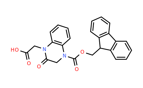 269078-84-4 | 2-(4-(((9H-fluoren-9-yl)methoxy)carbonyl)-2-oxo-3,4-dihydroquinoxalin-1(2H)-yl)acetic acid