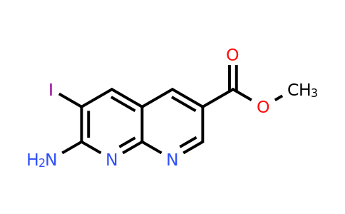 2691878-86-9 | Methyl 7-amino-6-iodo-1,8-naphthyridine-3-carboxylate