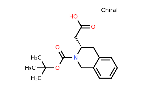 270062-98-1 | (S)-2-(2-(tert-Butoxycarbonyl)-1,2,3,4-tetrahydroisoquinolin-3-yl)acetic acid