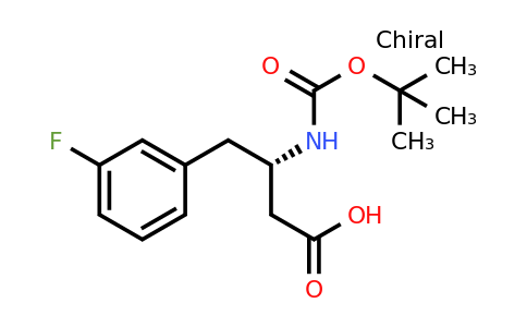 270596-51-5 | (S)-3-((tert-Butoxycarbonyl)amino)-4-(3-fluorophenyl)butanoic acid
