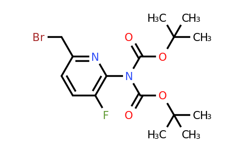 2711741-77-2 | Imidodicarbonic acid, N-[6-(bromomethyl)-3-fluoro-2-pyridinyl]-, C,C′-bis(1,1-dimethylethyl) ester