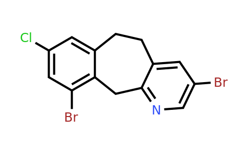272107-22-9 | 3,10-Dibromo-8-chloro-6,11-dihydro-5H-benzo[5,6]cyclohepta[1,2-b]pyridine