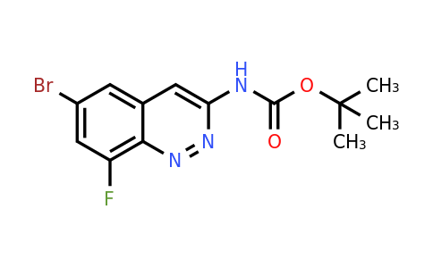 tert-Butyl (6-bromo-8-fluorocinnolin-3-yl)carbamate