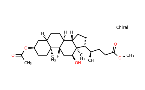 (R)-Methyl 4-((3R,5R,8R,9S,10S,12S,13R,14S,17R)-3-acetoxy-12-hydroxy-10,13-dimethylhexadecahydro-1H-cyclopenta[a]phenanthren-17-yl)pentanoate