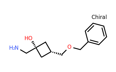 2725791-13-7 | cis-1-(aminomethyl)-3-(benzyloxymethyl)cyclobutanol