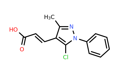 27268-07-1 | (2e)-3-(5-Chloro-3-methyl-1-phenyl-1h-pyrazol-4-yl)prop-2-enoic acid
