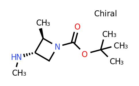 2727885-12-1 | rel-(2R,3S)-tert-Butyl 2-methyl-3-(methylamino)azetidine-1-carboxylate