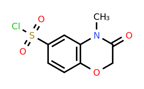 27320-81-6 | 4-Methyl-3-oxo-3,4-dihydro-2H-benzo[b][1,4]oxazine-6-sulfonyl chloride