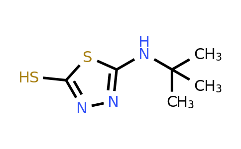 27391-63-5 | 5-(Tert-butylamino)-1,3,4-thiadiazole-2-thiol