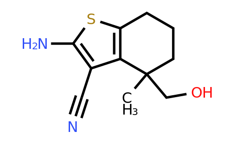 2749965-69-1 | 2-Amino-4-(hydroxymethyl)-4-methyl-4,5,6,7-tetrahydrobenzo[b]thiophene-3-carbonitrile