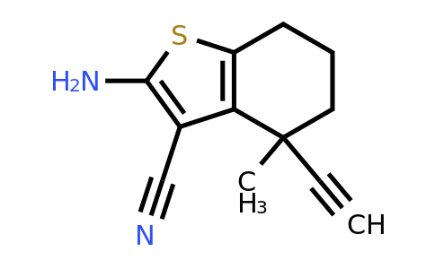 2749966-45-6 | 2-Amino-4-ethynyl-4-methyl-4,5,6,7-tetrahydrobenzo[b]thiophene-3-carbonitrile
