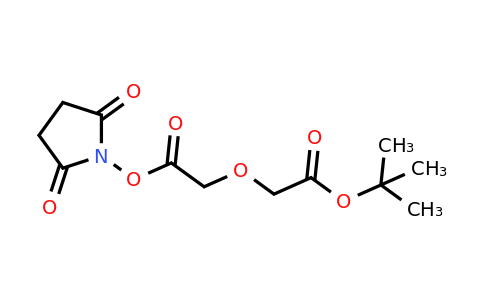 2762440-46-8 | tert-Butyl 2-(2-((2,5-dioxopyrrolidin-1-yl)oxy)-2-oxoethoxy)acetate